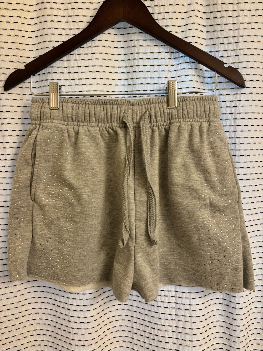 Daily Practice Women's Gray Rhinestone Accent Lounge Shorts